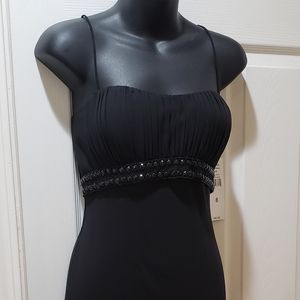 Spaghetti strap black dress
